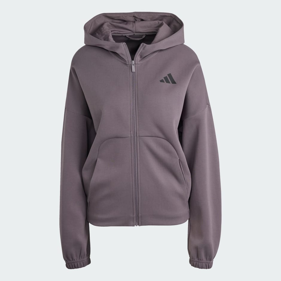 جاكيت بقبعة Future Icons Small Logo Full-Zip