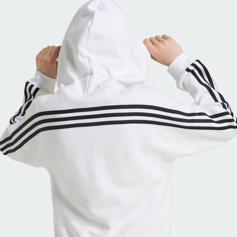 سترة Future Icons 3-Stripes Full-Zip Hooded Track