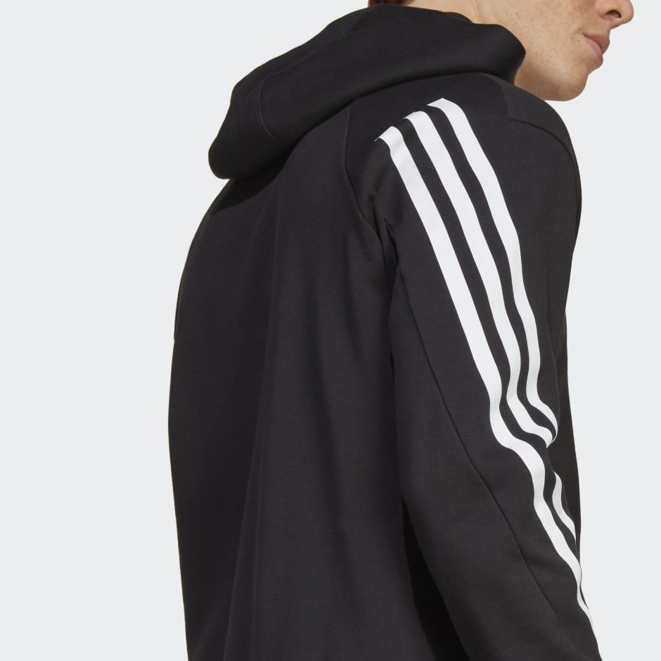 Men's Clothing - Future Icons 3-Stripes Hoodie - Black | adidas Egypt
