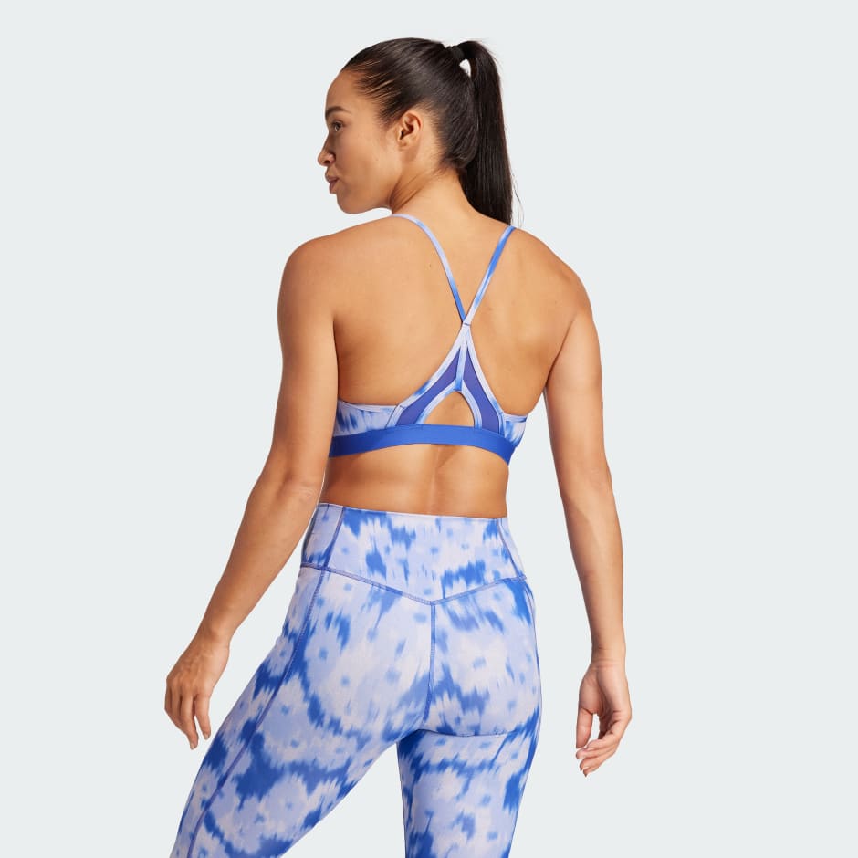 Aeroreact Training Essentials Light-Support Allover Print Bra