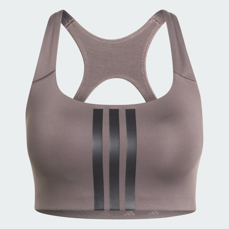 Optime Workout 3-Stripes Medium Support Bra