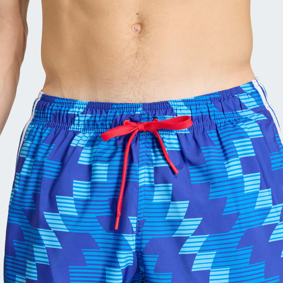 ȘORT DE BAIE CU IMPRIMEU INSPIRAT DIN FOTBAL, 5 INCHI