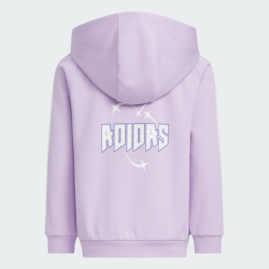 運動服兒童全幅拉鍊有帽衫運動服