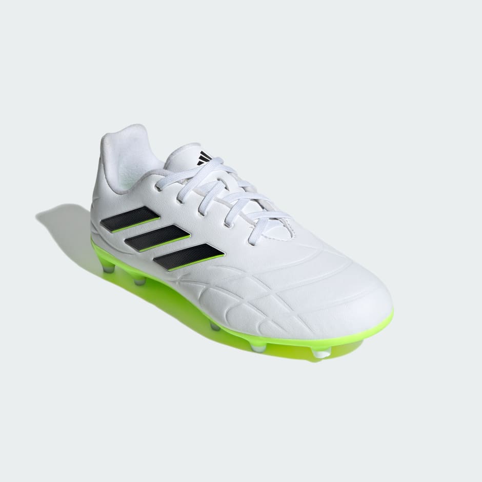 Kids Shoes - Copa Pure.3 Firm Ground Boots - White | adidas Saudi Arabia