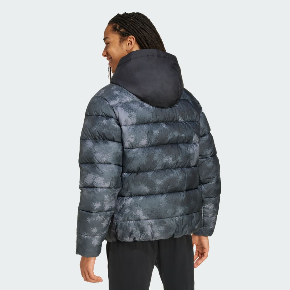 Essentials CLIMAWARM Synthetic Down Puffer Hooded Jackets