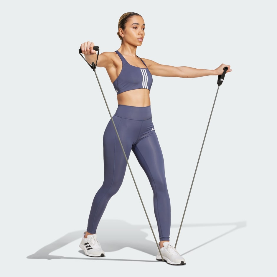 Powerimpact Training Medium-Support 3-Stripes Bra