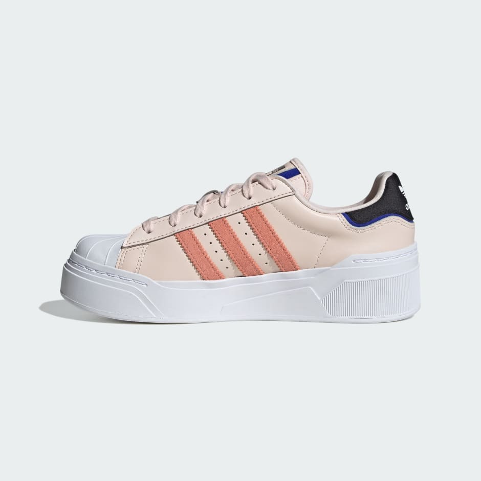 Pale pink adidas clearance superstar