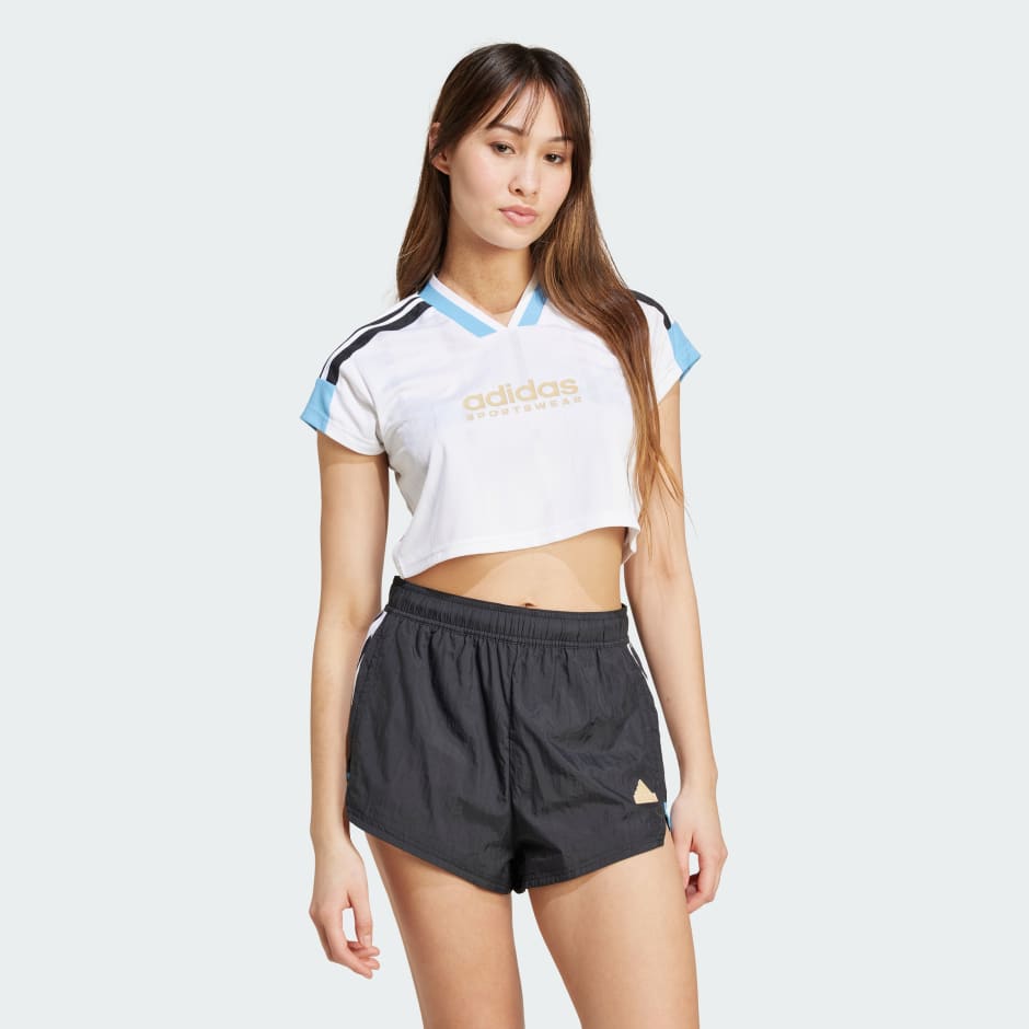 Tiro Cut 3-Stripes Crop Jersey