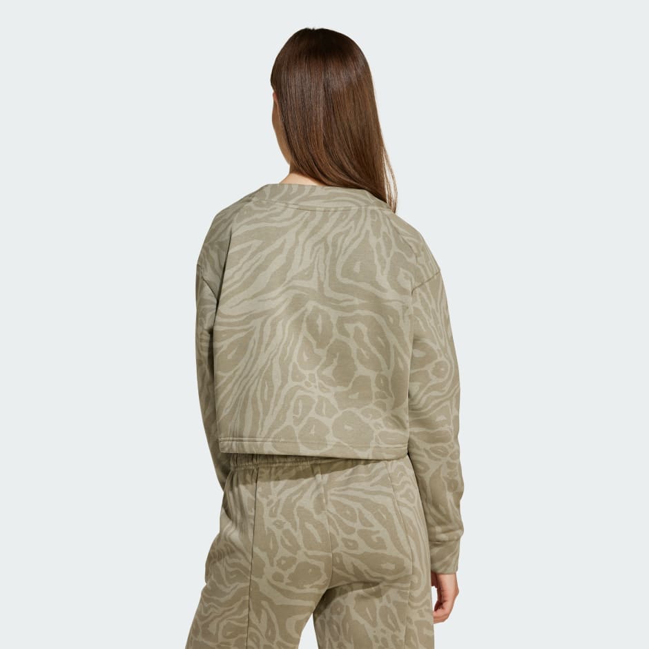 Future Icons Cropped Sweatshirt