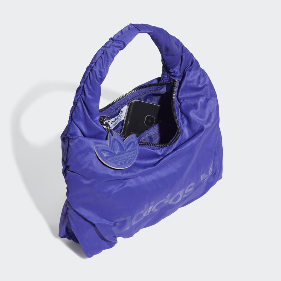 adidas Originals mini satin shoulder bag in black | ASOS