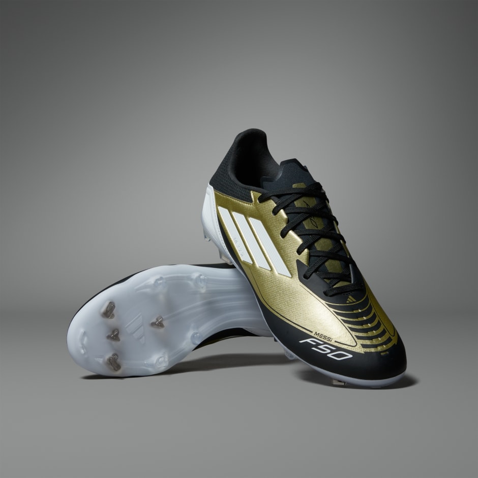 Shoes - Messi F50 League Firm/Multi-Ground Boots - Gold | adidas Saudi ...