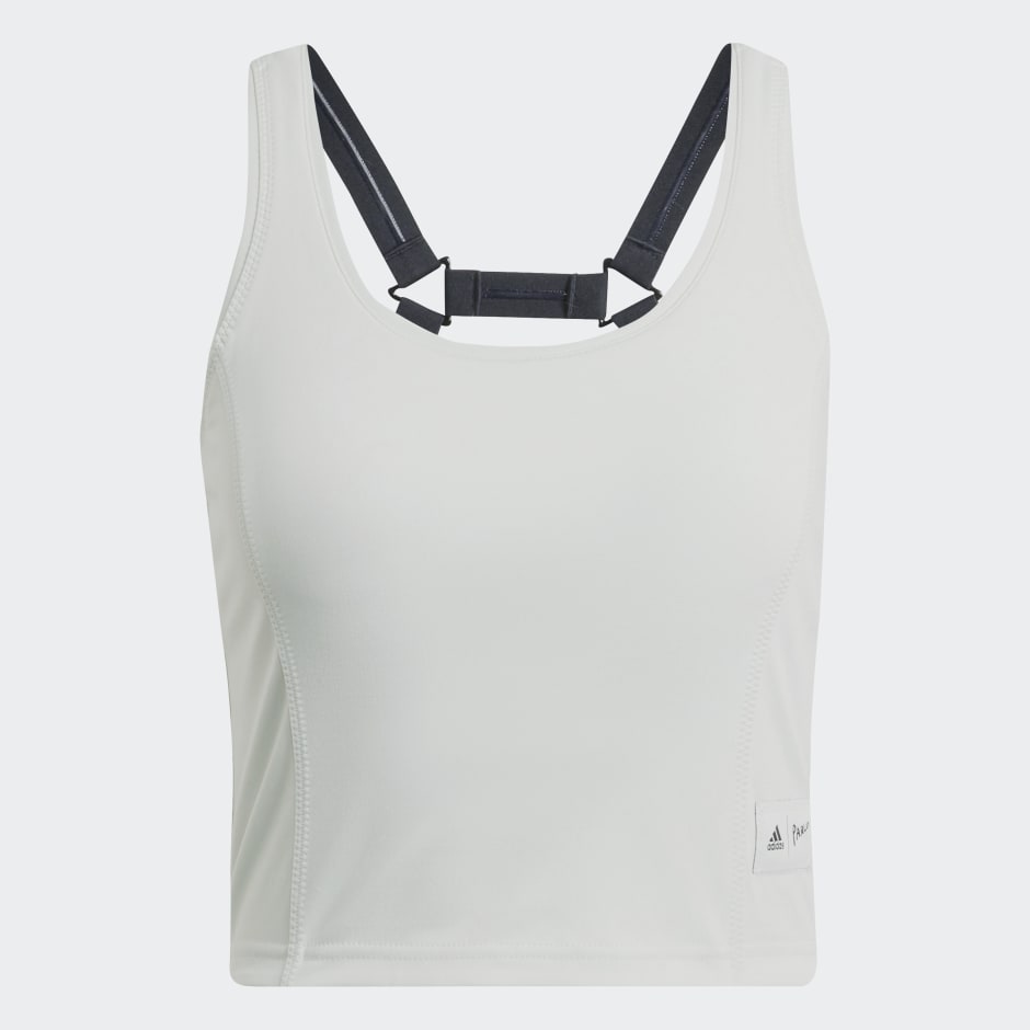 Parley Run for the Oceans Cropped Tank Top