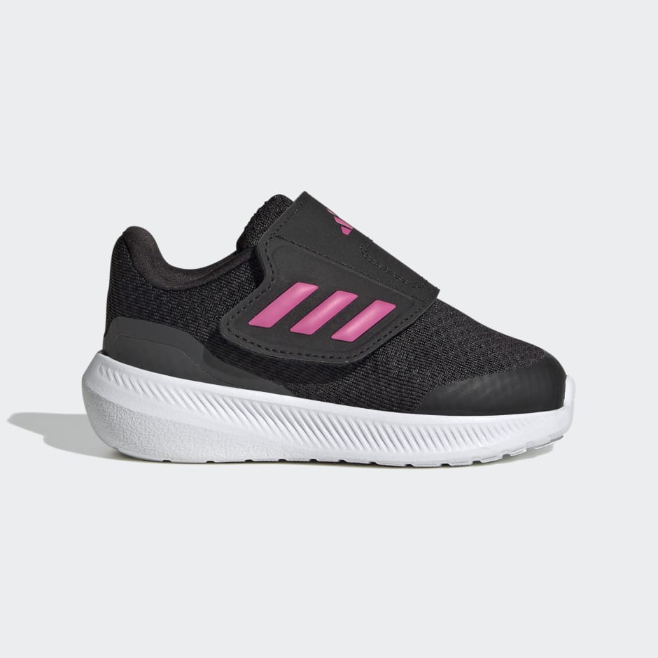 adidas RunFalcon 3.0 Hook-and-Loop Shoes - Black | adidas UAE