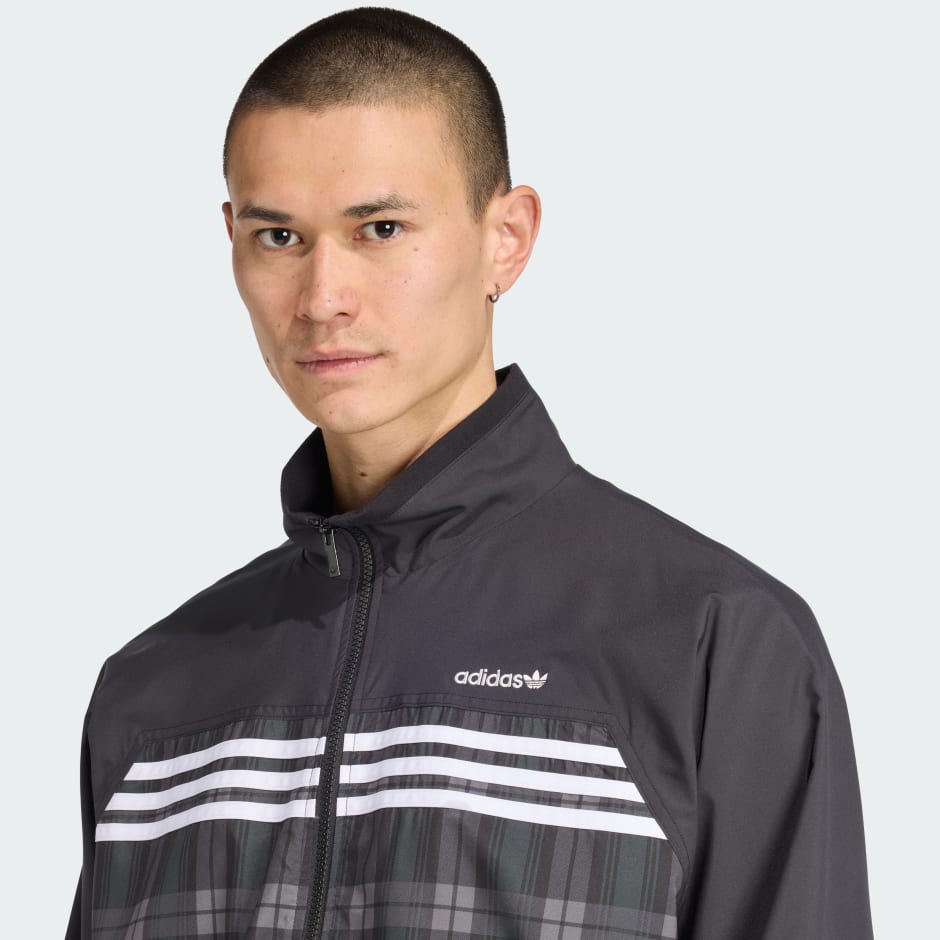 Tartan Loose Track Top
