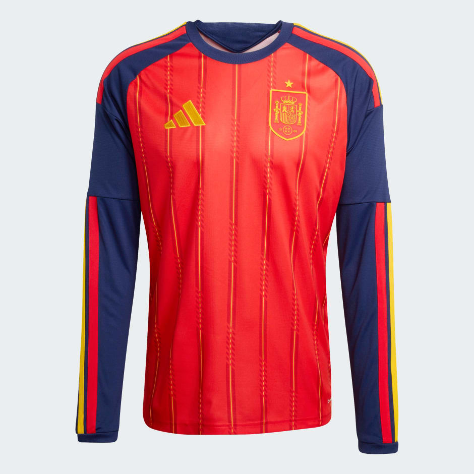 tricou cu m&acirc;necă lungă Spania 26 Replica pentru meciuri pe teren propriu