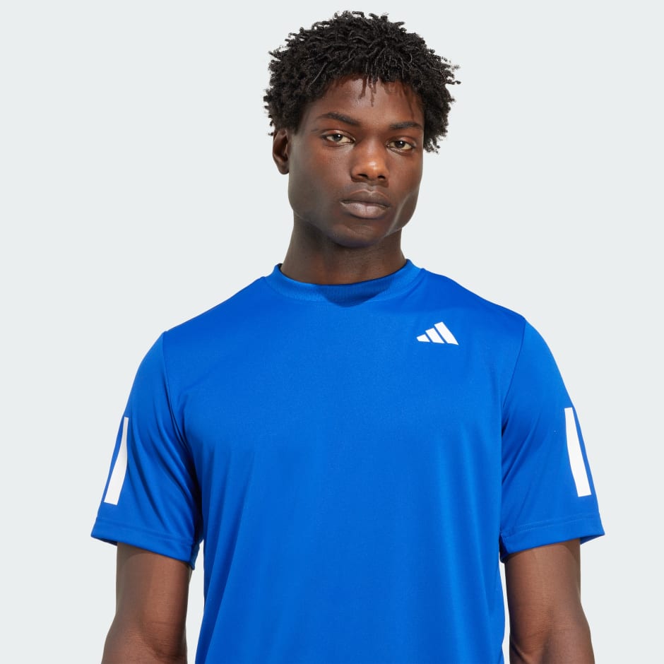 T-shirt Club Tennis Climacool 3 bandes