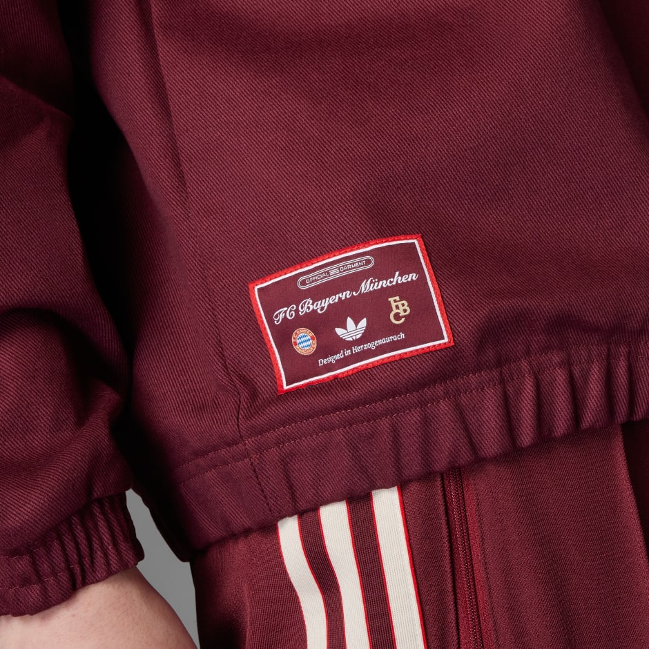 adidas Top FC Bayern Terrace Icons Drill - Burgundy | adidas