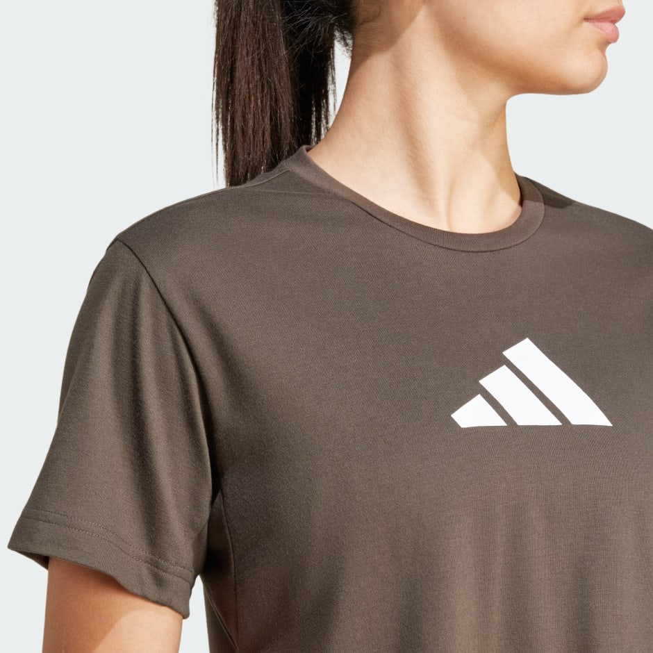 Train Essentials Big Logo Performance Training Tee