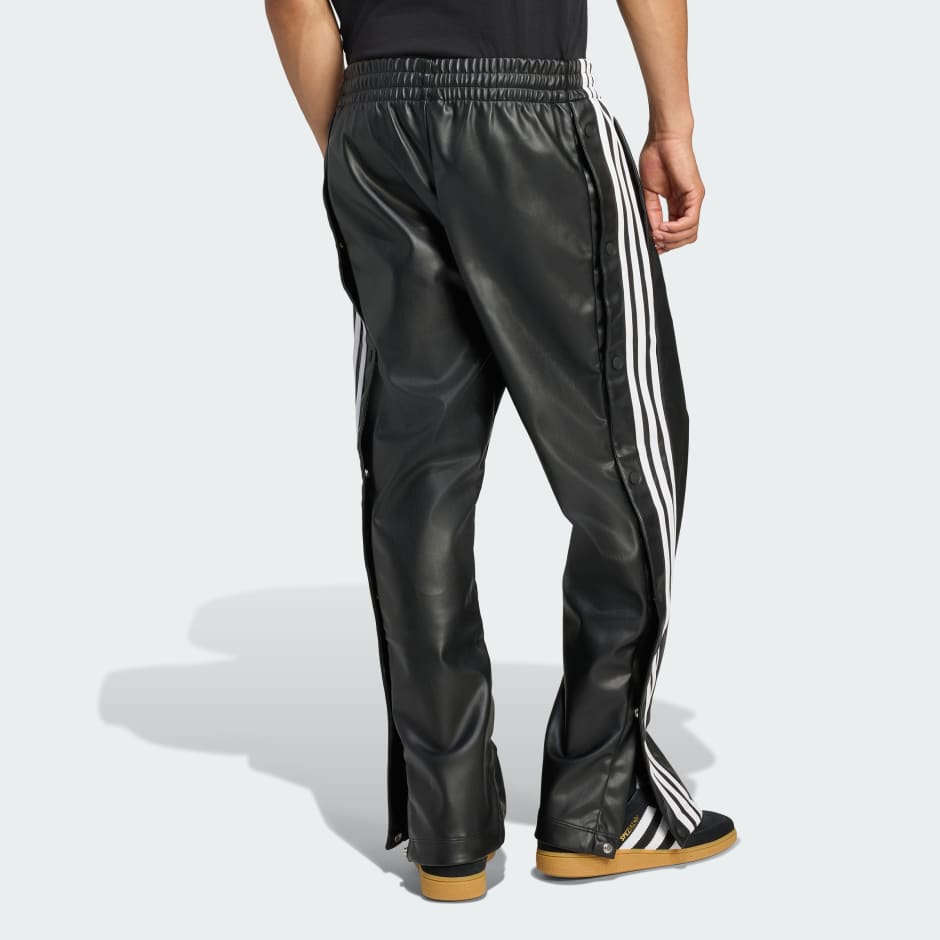 adidas x Jeremy Scott Faux Leather Wide Pants
