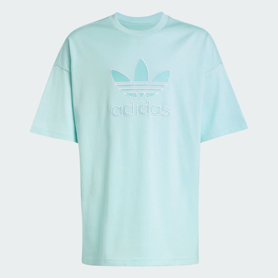 Tricou cu logo Trefoil supradimensionat