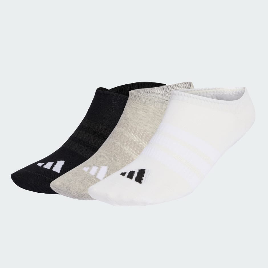 THIN&LIGHT SPORTSWEAR NO SHOW SOCKS 3 PAIR PACK