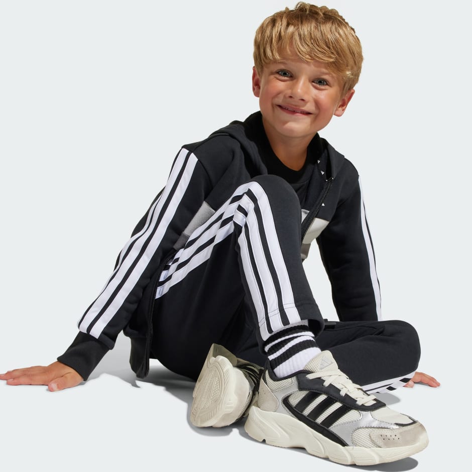 Seasonal Essentials Tiberio 3-Stripes Fleece Track Suit Kids