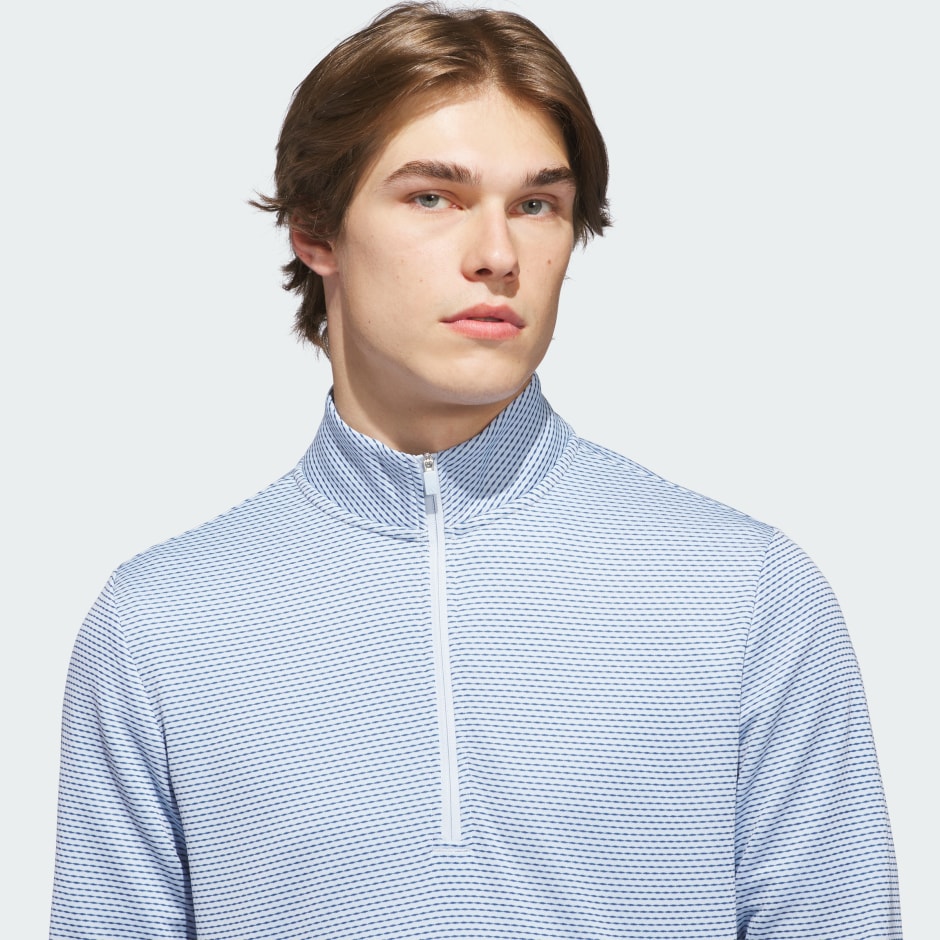 buzo Performance Cierre Corto Estampado