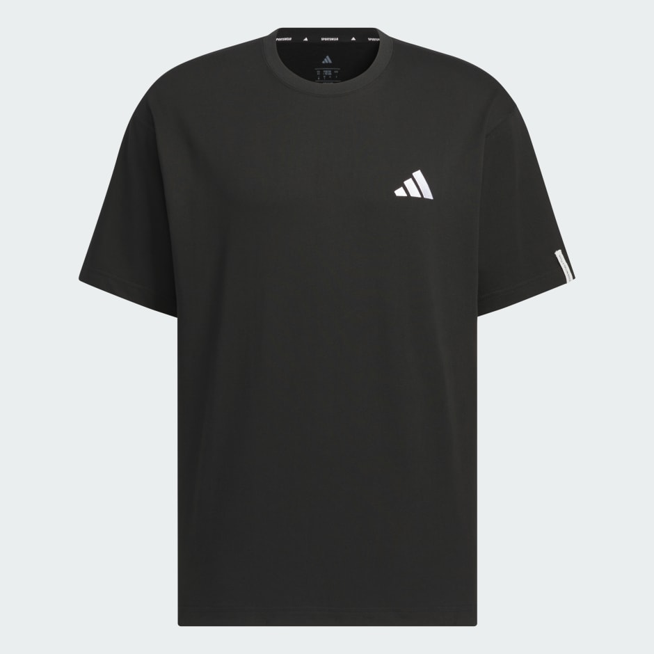 Essentials Plus 寬鬆剪裁迷你標誌短袖 T 裇