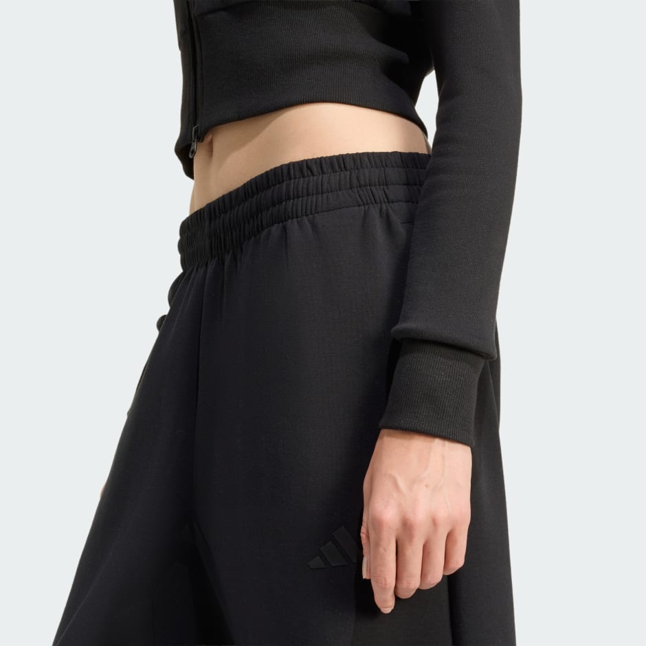 Bluză de trening din bumbac flaușat cu fermoar Seasonal Essentials