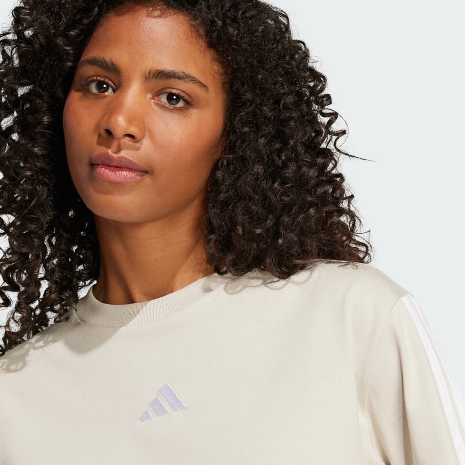 Essentials 3-Stripes Cotton Loose Tee