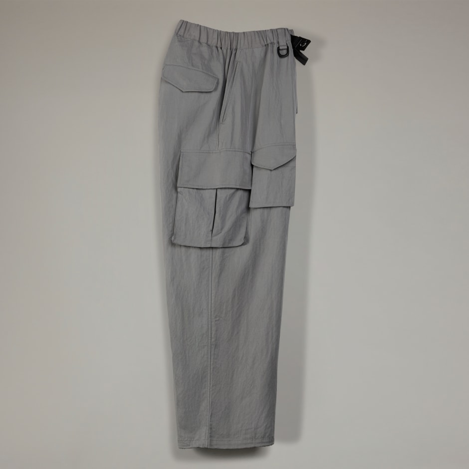 Pantaloni cargo din twill cu efect prespălat Y-3