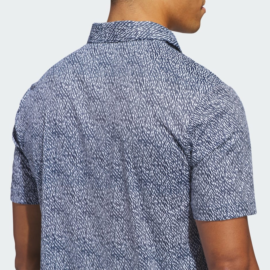 ULTIMATE365 FEATHER PRINT POLO SHIRT