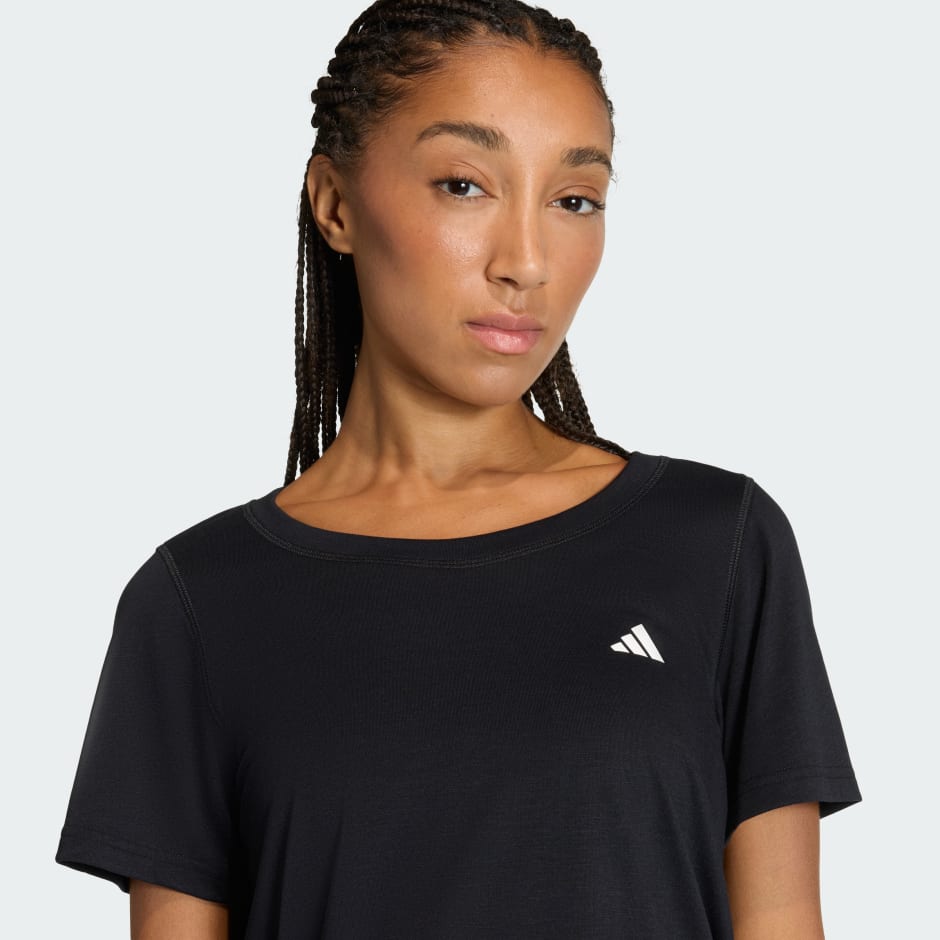 Tricou cu decolteu rotund ad&acirc;nc Workout Essentials
