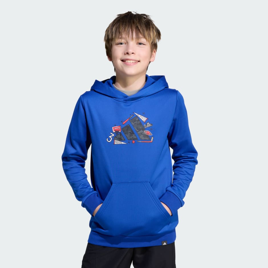 CLIMACOOL Camo Training Graphic Hoodie Kids