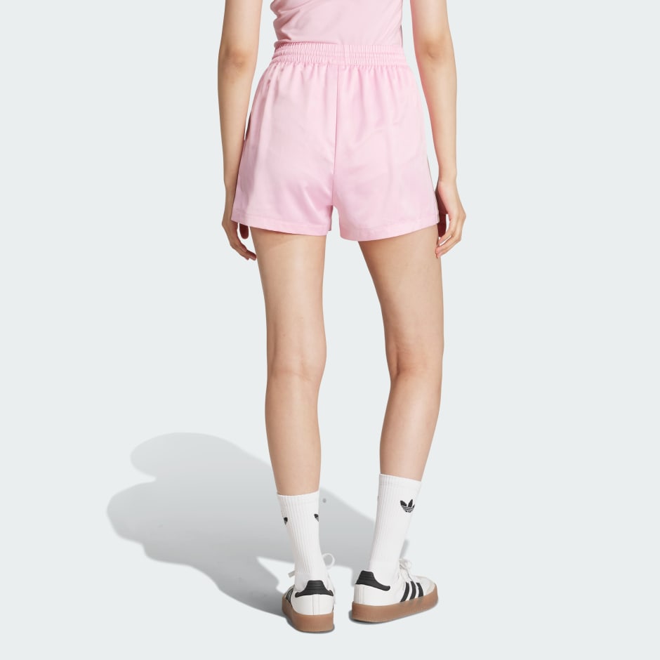 adidas Originals Pin-stripe Satin Shorts
