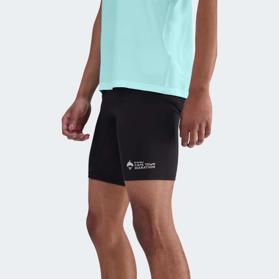 CAPE TOWN MARATHON ADIZERO E RUNNING SHORT TIGHTS