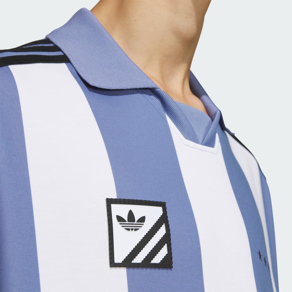 Trefoil Logo Play Football Graphic Short Sleeve Polo Shirt