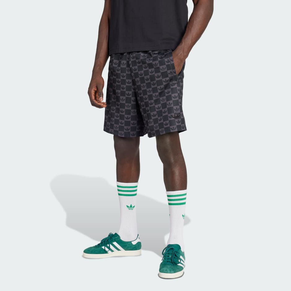 Monogram Regular Mesh Shorts