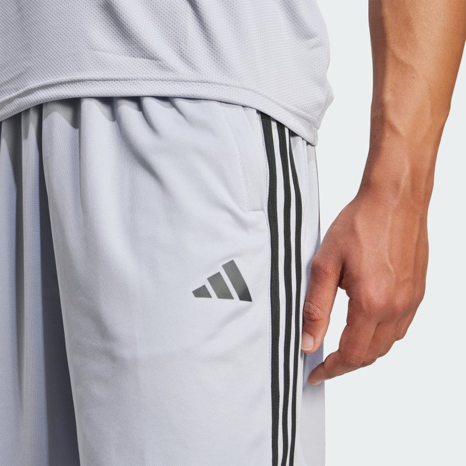 Train Essentials Piqu&eacute; 3-Stripes Training Shorts