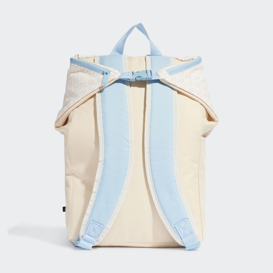 adidas Trefoil Monogram Backpack - Beige | adidas QA