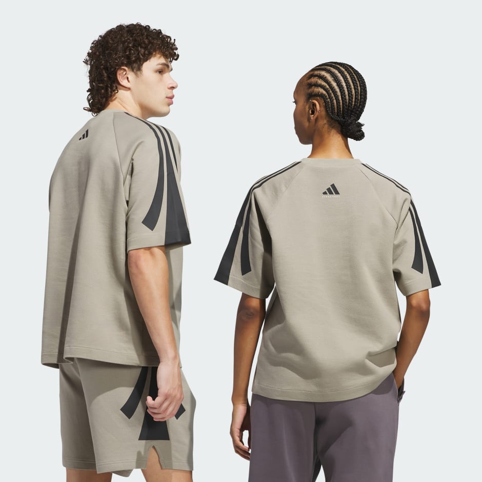 adidas Basketball Short Sleeve Sweatshirt (Gender Neutral)