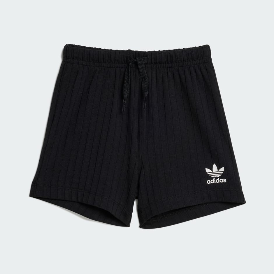 REGULAR WIDE RIB SHORT T-SHIRT SET