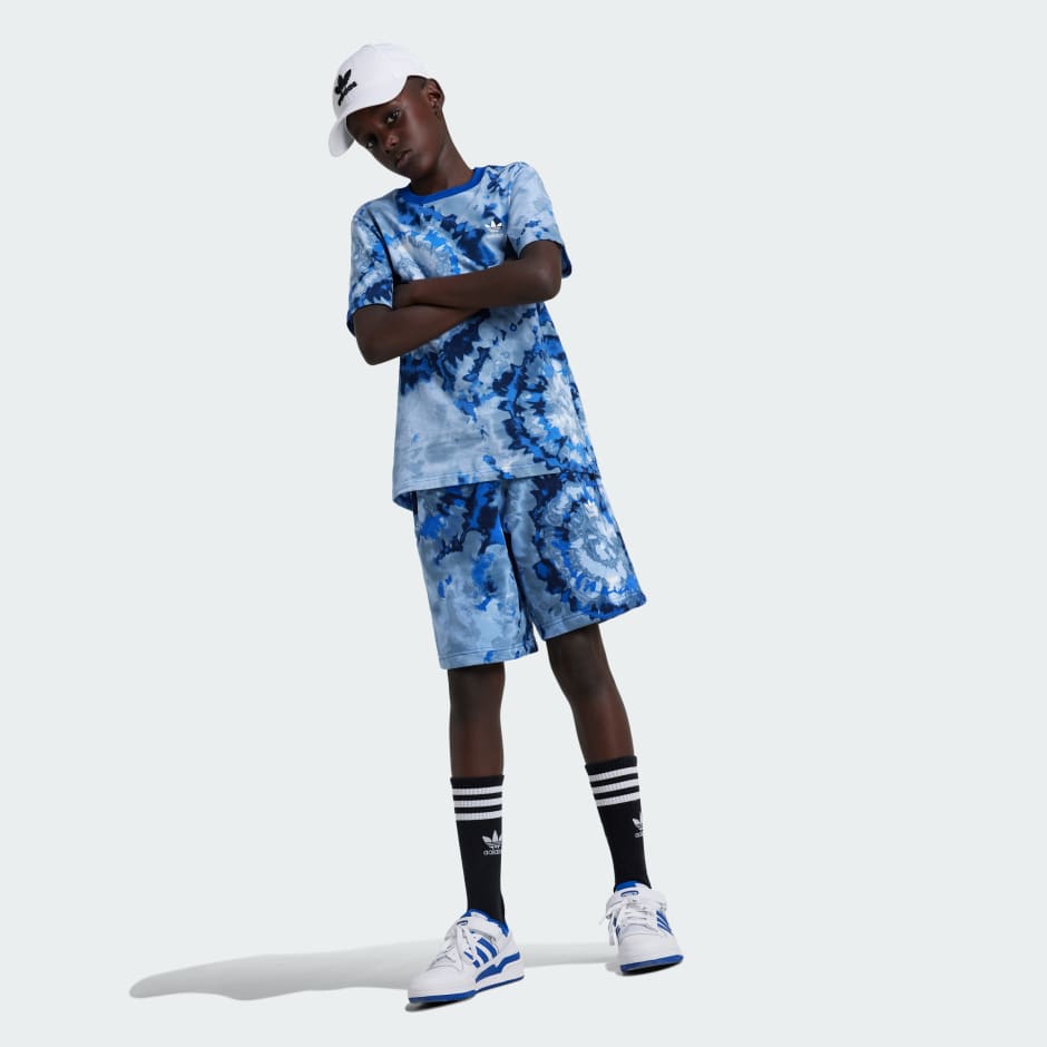 adidas Originals Tie-Dye Allover Print Shorts