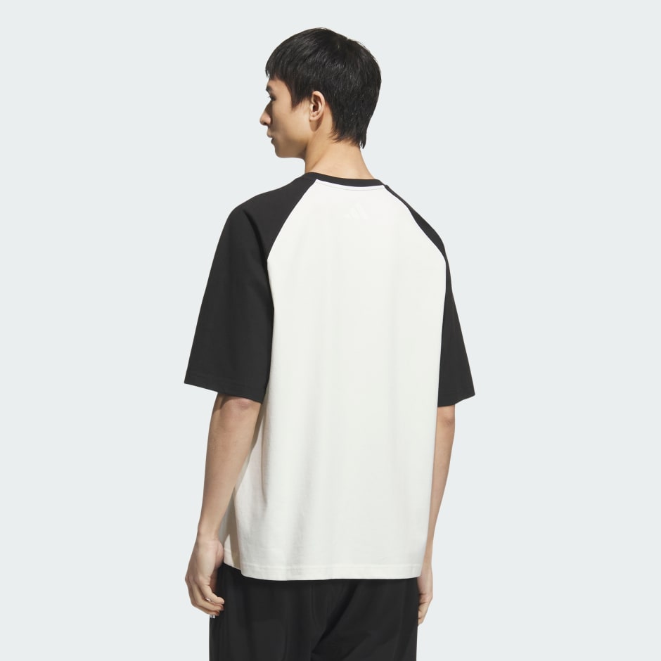 插肩袖圖案 T 裇