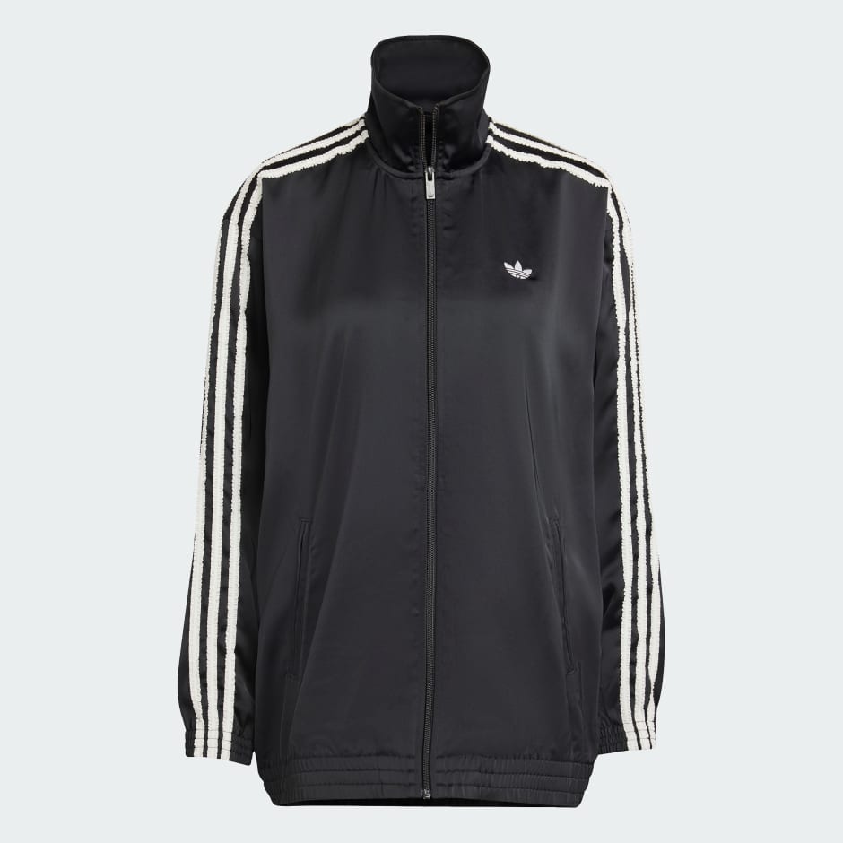 adidas Originals Satin Firebird Track Top Ruffle 3-Stripes