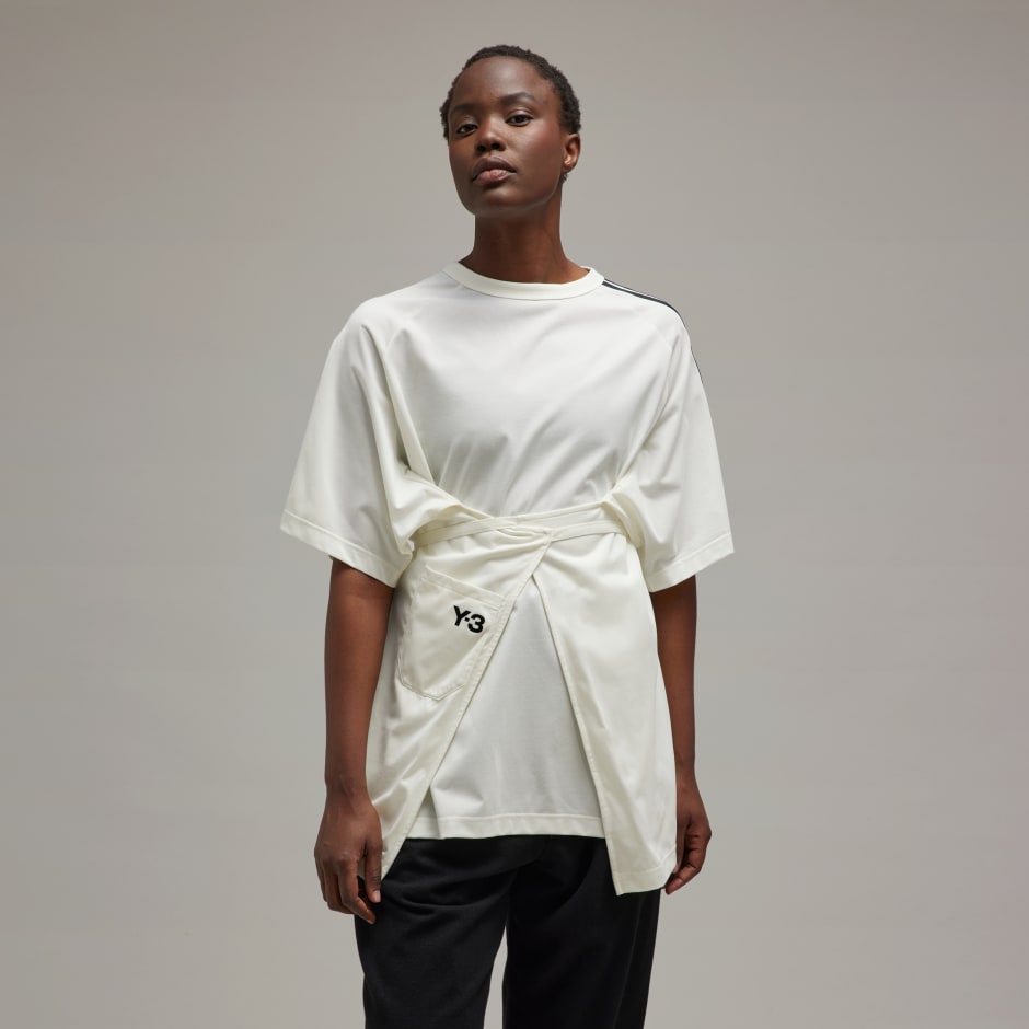 Y-3 Sail Closure Short Sleeve Tee