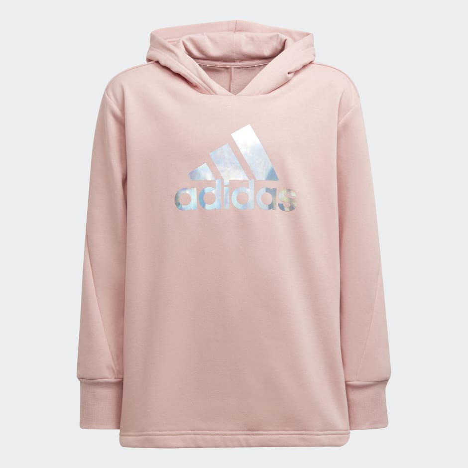 women's adidas metallic graphic hoodie