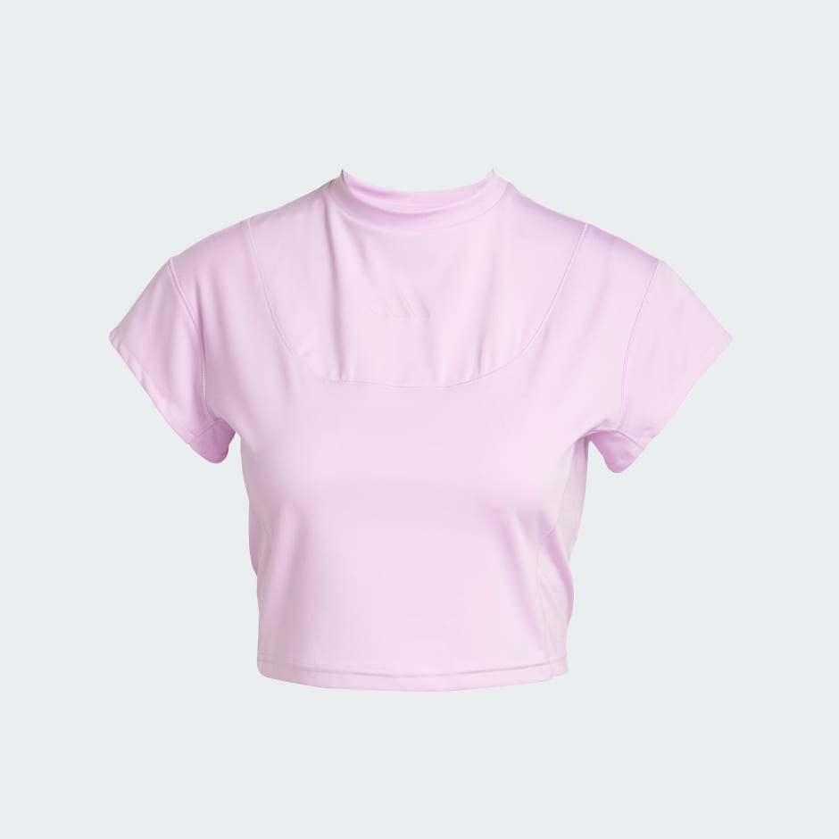 CLOTHING - City Escape Baby Tee - Purple | adidas Oman