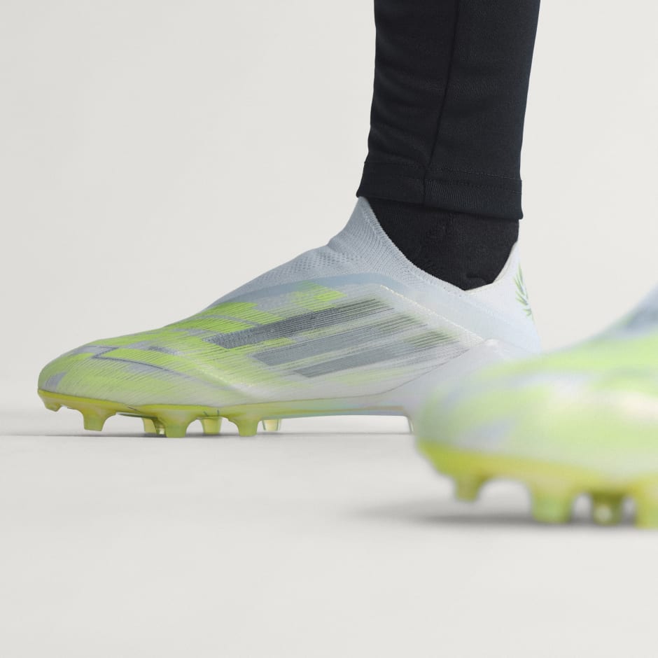 Ghetele de fotbal pentru femei F50 SPARKFUSION ELITE fără șireturi, pentru teren dur / artificial