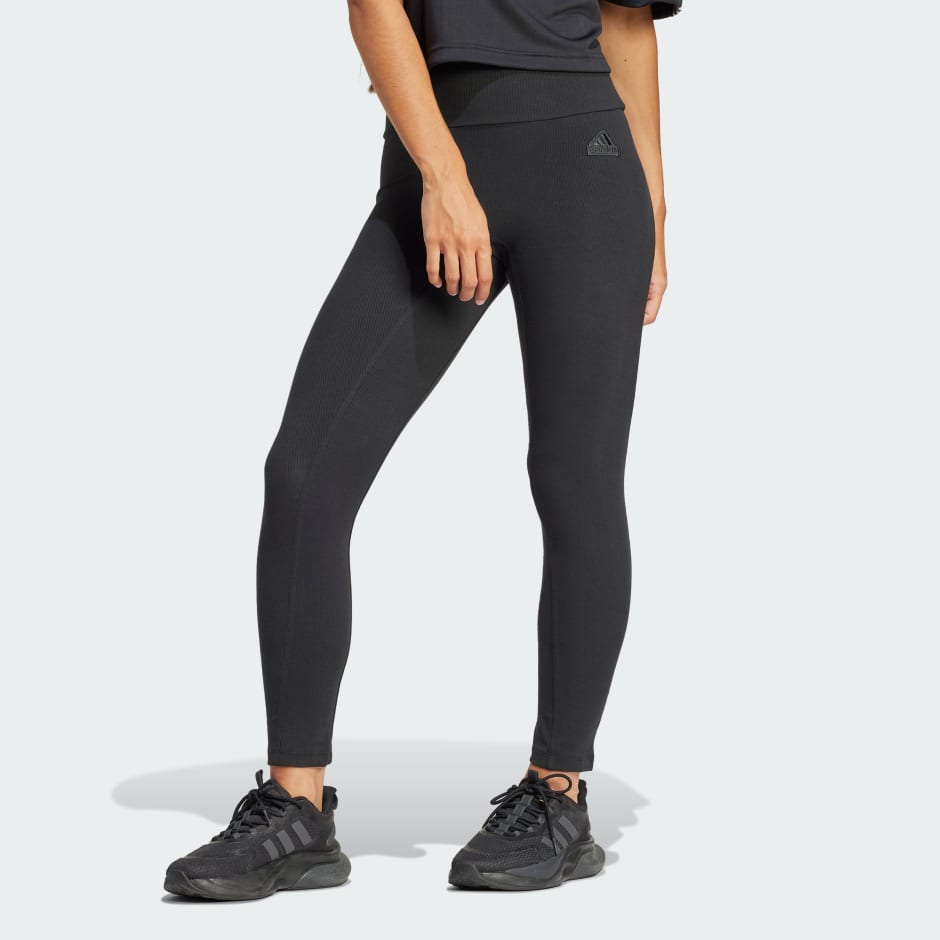 Lounge Ribbed High-Waist 7/8 Leggings